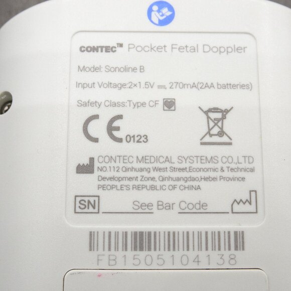 Contec Pocket Fetal Doppler Baby Sonoline B Tested Work Great! - Picture 8 of 15